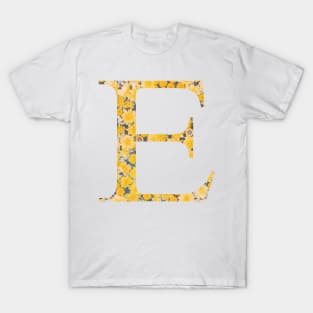 Epsilon E Sorority Sunflower Sticker T-Shirt